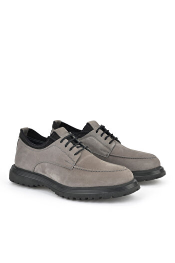 Ziya , Men's Genuine Leather Shoes 153498Z173312 Gray