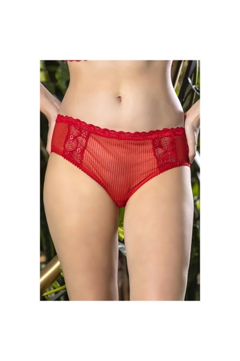 Narnuga Transparent Slip Panties Red (Brf21321)