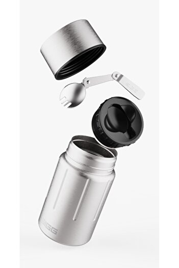 SIGG Lunchbox Gemstone Food Jar Selenite 0.75 L (Stainless Steel)