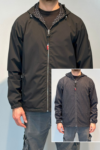 REMSA Men's Double Sided Seasonal Jacket Single Top Reu-24726 Black