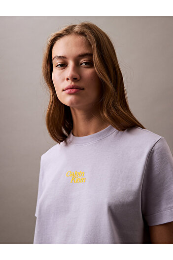 Calvin Klein Ss flocked logo cn t-shirt