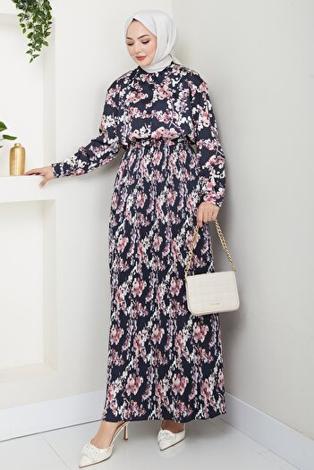 InStyle Σατέν Μαύρη Πλισέ Φούστα
