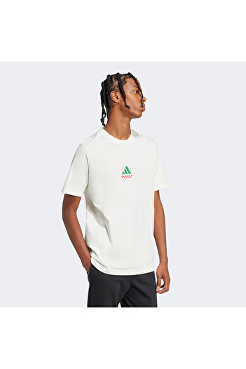 adidas Γραφικό μπλουζάκι Lounge Pizza