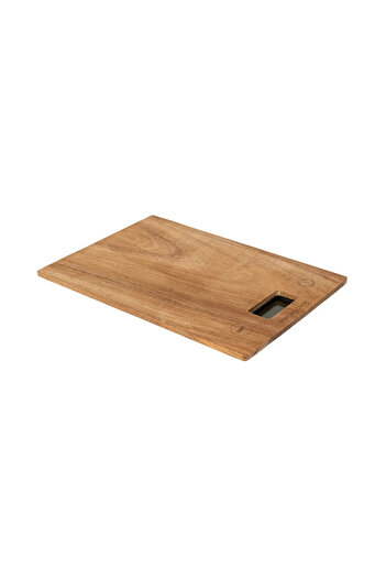 5 five simply smart Harmony Digital Scale, acccia wood, 5 kg, 21.5 x 15 x H 2 cm