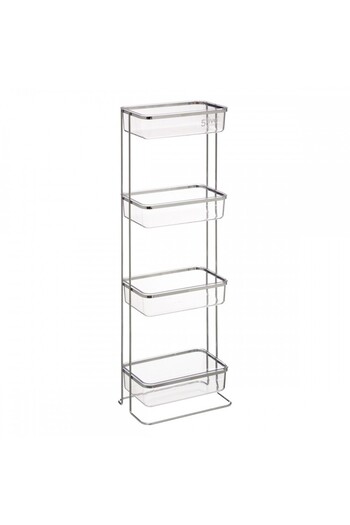 5five Simple Smart Ράφι μπάνιου Manta, χρωμιωμένο ατσάλι, 25 x 16 x Υ 78 εκ.