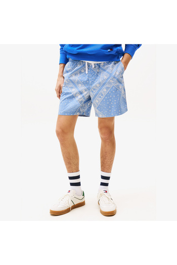 Tommy Hilfiger Tommy Jeans Aop Loose Fit Erkek Mavi Deniz Şortu