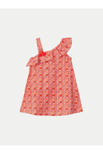 MAYORAL Girl Summer Dress 3951 Red