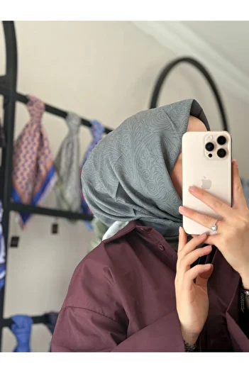 MONOOR Liva Pattern Soft Scarf