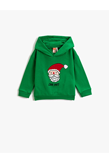 Koton Hanorac verde cu model pentru bebeluși 3WMB10382TK