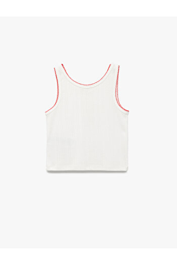 Koton Strawberry Printed Crew Neck Sleeveless Undershirt