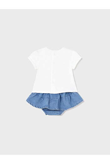 MAYORAL mayoral Girl Set blouse and skirt 1831 Colorful