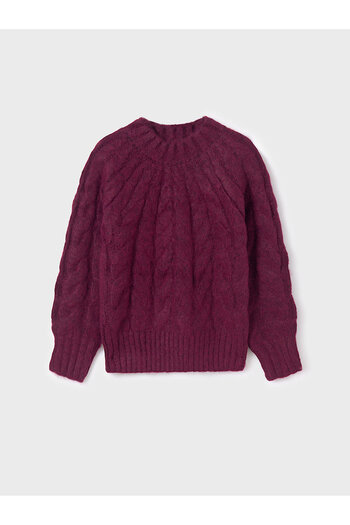MAYORAL Girl Sweater 7307 Purple