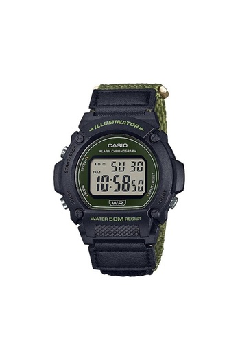 Casio Men's Watch, Casio, Collection W-21 W-219HB-3AVEF
