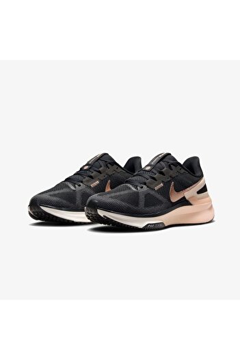 Nike Air Zoom Structure 25 Kadın Siyah Koşu Ayakkabısı-DJ7884-008