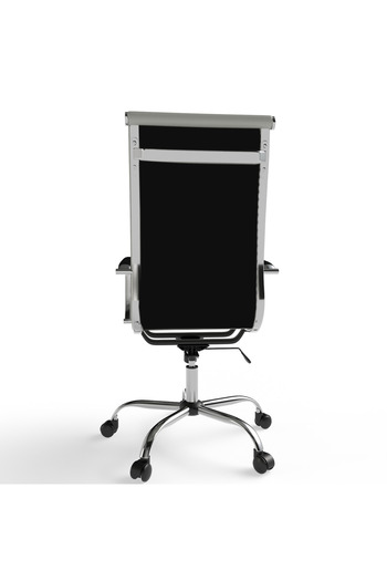 Mahmayi Modern UL UT-C031H High Back PU Office Chair Ergonomic Chair Ideal for Home Office - Grey