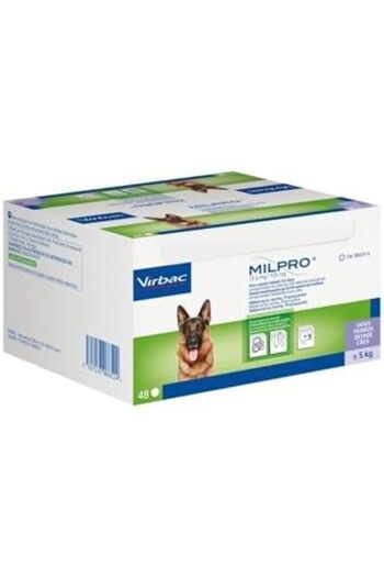 Virbac Milpro Dogs 5kg+ Dewormer One Tablet