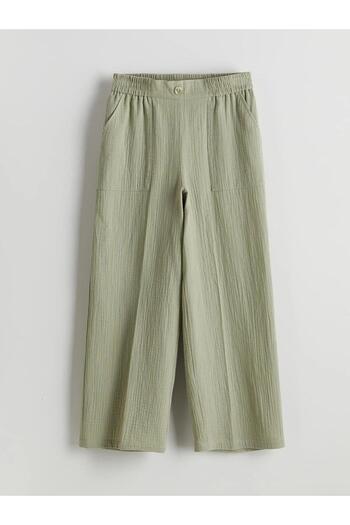 LC Waikiki Lcw Kids Buy Elastic Waist Muslin Girls' Trousers (S5)