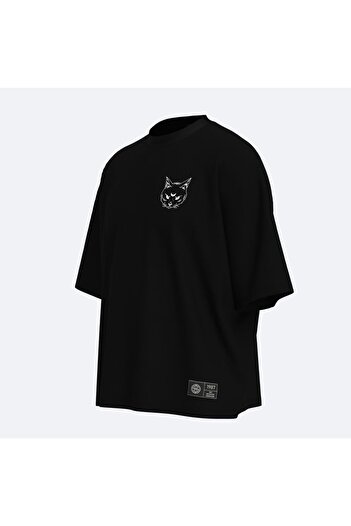 Shout Oversize Mystic Cat Boxy Fit Unisex T-Shirt