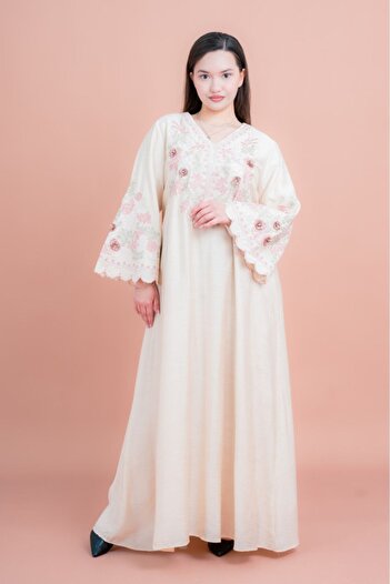 IKKXA Modern Embroidered Jalabiya