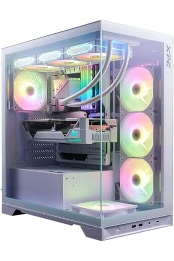 XPG MB Invader BTF Mid Tower PC Case with Reverse Connector, White