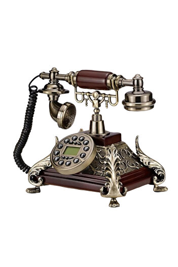 Generic Vintage European-Style Retro Landline Phone – Antique Corded Telephone for Home, Office, Cafe