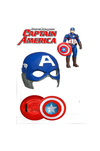 rexa Captain America Roleplay Set – Mask, Shield & 12-Inch Action Figure