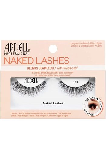 Ardell Naked Lashes Blends Seamlessly With Invisiband, Natural Looking Lashes - 424