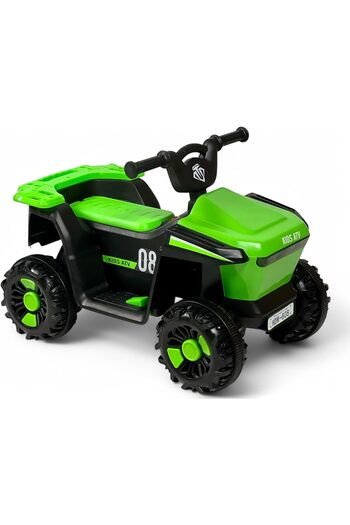 ALBADER Kids Ride On Toy With 4 Wheels, Ride On Motorcycle, Electric Bike 6V, Off-Road Vehicle