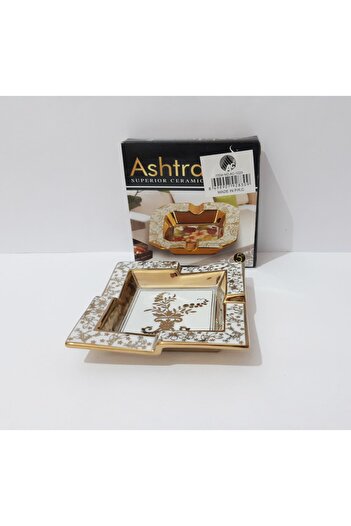 renkli çiçekler Ashtray 12.5X12.5 cm Patterned Ceramic Ash Tray