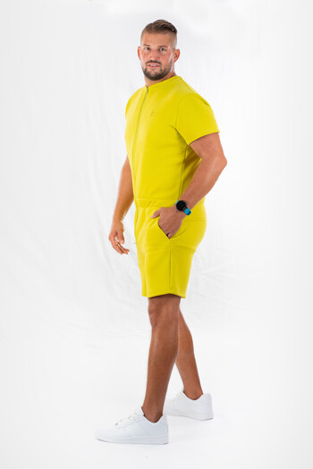 dendy Men's short tracksuit overall Lime 477/XL