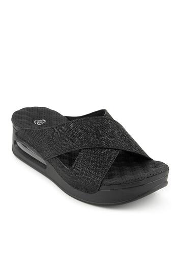 Muya Fly Anatomical Airmax Memory Foam Women's Slippers Patterned Black