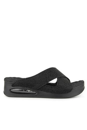Muya Fly Anatomical Airmax Memory Foam Women's Slippers Patterned Black