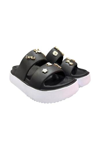 Estiva Akınalbella Accessory Daily Double Striped Slippers
