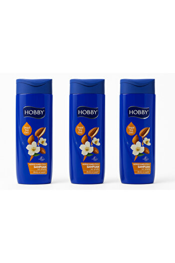 Hobby Almond Oil & Jasmine Flower Extract Shampoo 500 ml * 3 Pcs