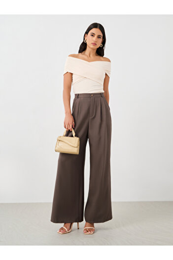 Styli Solid Ribbed Off-Shoulder Knit Top