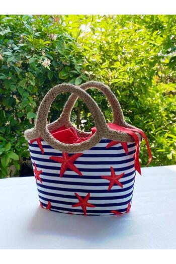 çanta tasarımcısı Purse Handbag Red Stars
