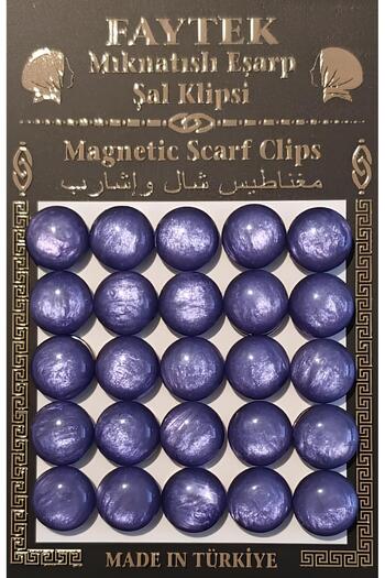 Vi Caro Set of 2 5 Pairs (10 Pieces) Scarf Shawl Turban Head Cover Magnet + 50 Pieces Bulk Needle