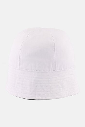Kenzo Men Brand Logo Bucket Hat, White