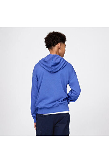 GAP Boy's Gap Logo Χαλαρό Φούτερ από Πετσέτα Μπλε