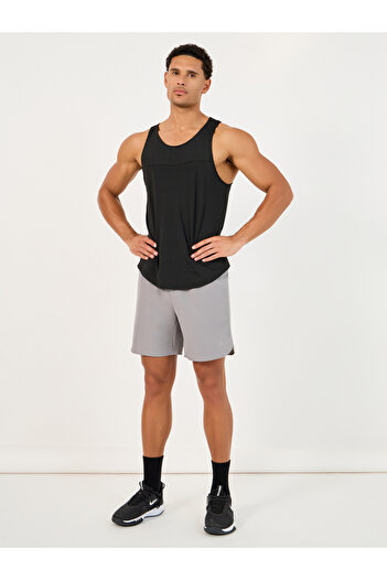 Styli 4-Way Stretch Contrast Back Yoke Elasticated Waist Woven Training Shorts