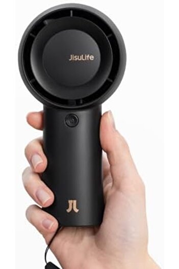 JISULIFE Portable Handheld Turbo Fan [18H Max Cooling Time], 6000mAh USB Rechargeable Personal Batte