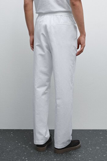 Massimo Dutti Pamuk karışımlı jogger fit pantolon