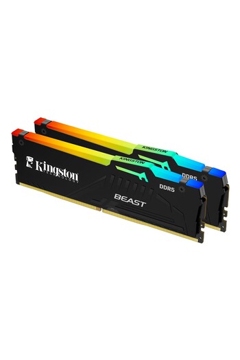Kingston Beast Rgb Kf564C32Bbeak2/32Tr 32Gb (2X16Gb) Ddr5 6400Mhz Cl32 Desktop Memory