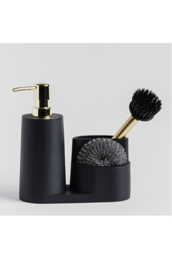 HomeVibes Detergent Dispenser with Sponge and Brush MONESTANA