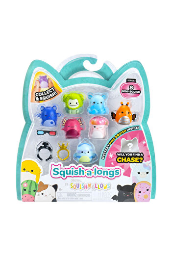 Squishmallows Squish-A-Longs 8 Figures + Rings Set Series 2 Al0025