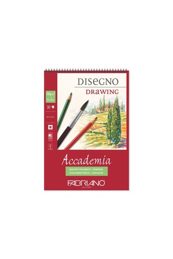 Fabriano Bloc de desen Accademia Disegno, A3, cu spirală, Fabriano