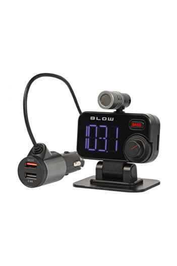Blow FM Modulator, Blow, Bluetooth 5.0, Black