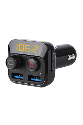 Blow Car FM modulator, Blow, Bluetooth, 2 x USB, Black