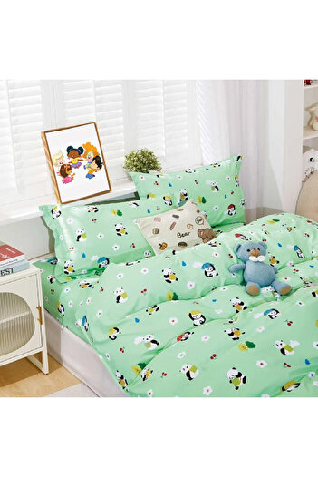 Five Store Super double bed linen, Maoxiong, ranforce cotton, multicolor, 4 pieces