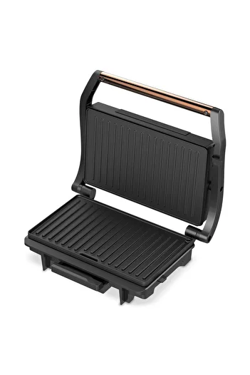 Zass Grătar electric Zass Grill & Panini ZPG 20 Rose Gold, 1500W, Placă 29x23 cm